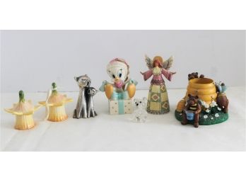 Miscellaneous Lot Of Lenox Porcelain, Peltro Pewter & Resin Decorative Figurines