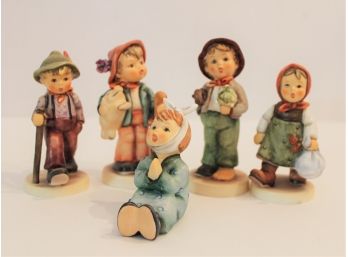 Five Assorted Vintage Hummel Figurines