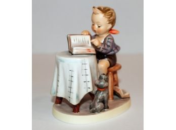 Vintage Hummel 'Little Bookkeeper'  TMK7 Figurine