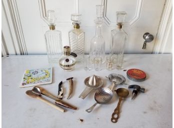 Collection Of Decanters And Barware - MILLBROOK PICKUP