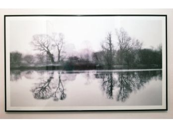 Large Frame Black/White Landscape Photograph Print  - POUGHQUAG PICKUP