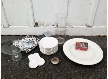 Assorted Plates, Platters And Vases - MILLBROOK PICKUP