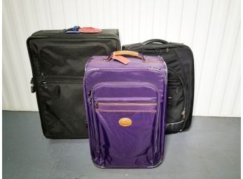 Rolling Travel Luggages Incl. Longchamp Paris, Tumi, Eaglecreek Garment Bag - MILLBROOK PICKUP