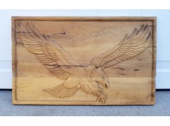Vintage Wood Carving Of An Eagle - MILLBROOK PICKUP