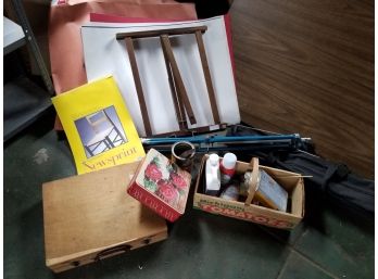 Generous Selection Of Quality Vintage Artist Painting Tools & Suppplies