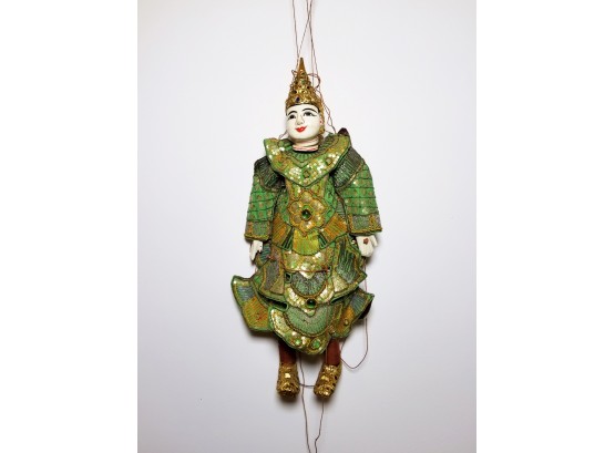 Charming Embroidered Thai Puppet