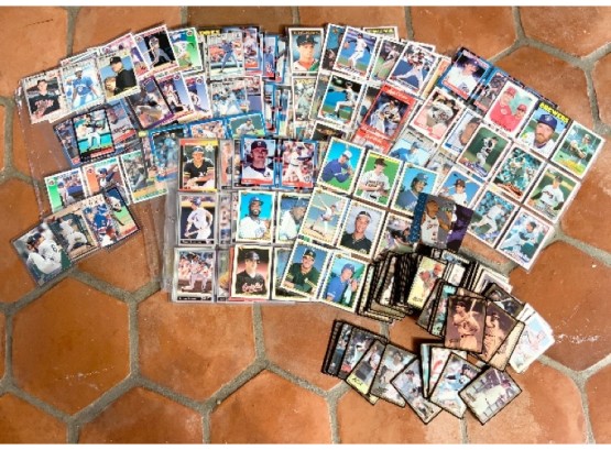 More Than 300 Baseball Cards From The 90's All In Sleeves