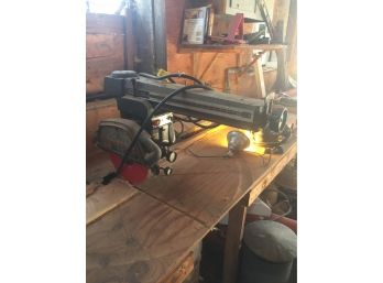 Sears Craftsman 12 Inch Radial Arm Saw Runs Excellent Brand New 12 Inch Blade Will Be Dismantled From Table
