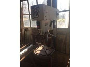 Heavy Duty Shop Drill Press Multi Speed High And Low Runs Excellent Made By Delta Nice Piece Of Equipment