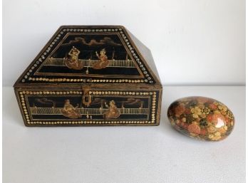 Set Of Intricate Indian Decorative Boxes