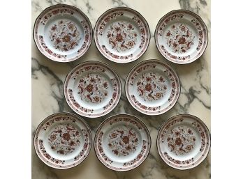 Set/8 Vintage Wedgwood Kashmar Imari Style 6.25' Bread And Butter Plate Retired