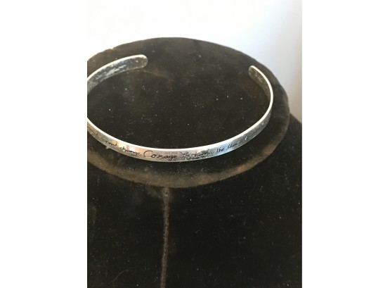 Sterling Silver Cuff  Bracelet