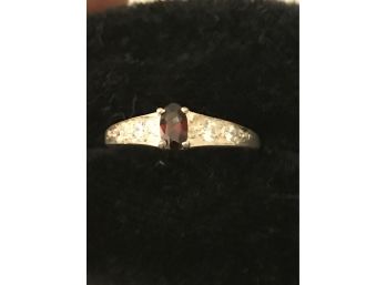 Beautiful English Sterling Silver Ladies Ring Size 5.5