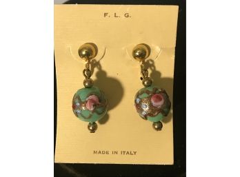 Vintage Murano Glass Earrings - New