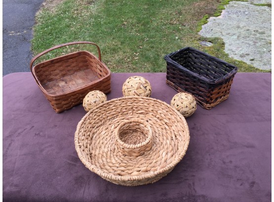 Woven Baskets. Balls And More