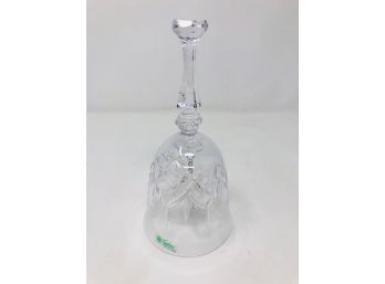 Galway Irish Crystal Bell With Etched Love Birds