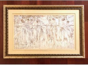 Ballerinas - Professionally Framed And Matted Wall Art