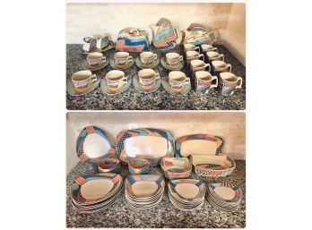 Iconic Dorothy Hafner For Rosenthal Studio Line Germany  'FLASH' China Service, 77 Pieces