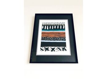 'Zulu I' Hand-Painted And Professionally Framed Wall Art From Vanguard Studios