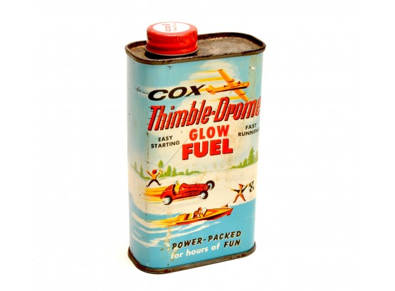 Vintage 1950s COX Thimble Drome Glow Fuel Tin