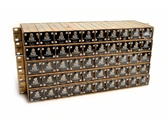 Lot Of 50 Vintage Altec 455B Amplifiers W/ Socket Assemblies
