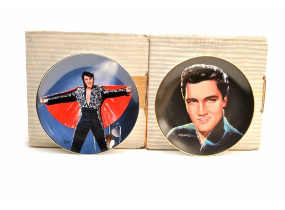Lot Of Two Delphi LE Elvis Collector Plates - I'm Yours & I Only Know That I Love You