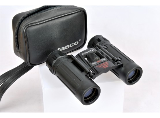TASCO 8X21 #165RB Binoculars Compact Rubber Armored W/case - 383FT/1000YDS