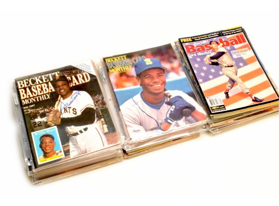 52 Issues Of Beckett Baseball Card Monthly And Other Baseball Magazines