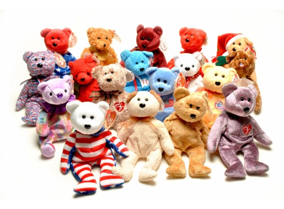 Lot Of 19 Original Ty Beanie Babies - All Bears