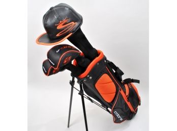 Cobra KING Jr. Golf Clubs Set W/Head Covers And Bag
