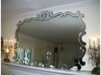 PHNOMENAL Huge Vintage Venetian Mirror - INCREDIBLE Piece - In HUGE Size (FIVE FEET WIDE)