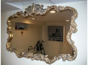 Fantastic Vintage Gold Gilt Mirror - Lovely Ornate Frame On Great Condition
