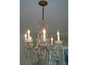Absolutely Fabulous Vintage Crystal Chandelier - AMAZING PIECE (Bought From Hiden Gallery For $1,250)