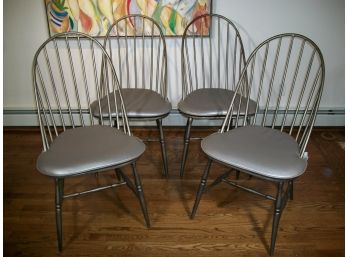 Set 4 Stunning Martha Stewart METAL Windsor Chairs (by Bernhardt) IMPOSSIBLE To Find (Retail $399 Each)
