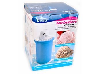 Rival Electric 6qt Ice Cream, Sorbet And Frozen Yogurt Maker