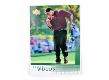 Tiger Woods 2001 Upper Deck Rookie Card #1