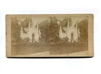 STEREOVIEW PHOTO - GREENWOOD CEMETERY #2193