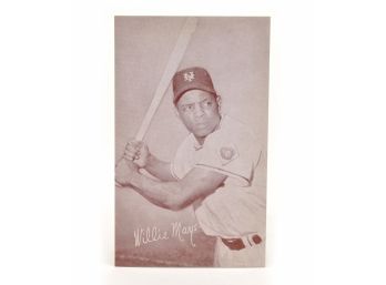 WILLIE MAYS BASEBALL ARCADE CARD