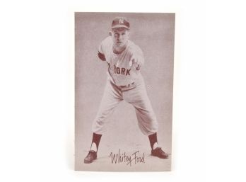 WHITEY FORD BASEBALL ARCADE CARD