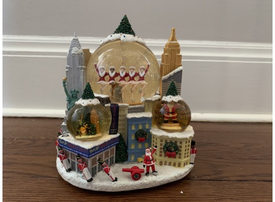 Radio City Christmas Snow Globe Featuring The Rockettes