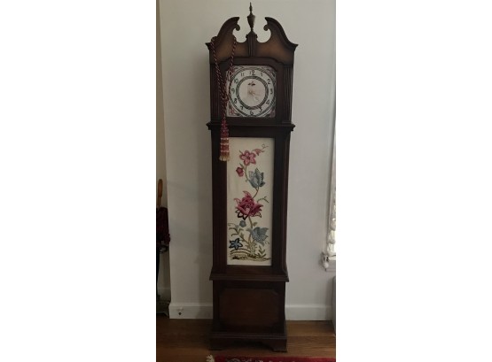 Custom Made Crewel Clock Adapted From A Raido
