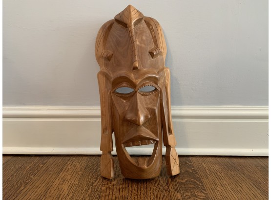 Carved Wood Mask From Kenya
