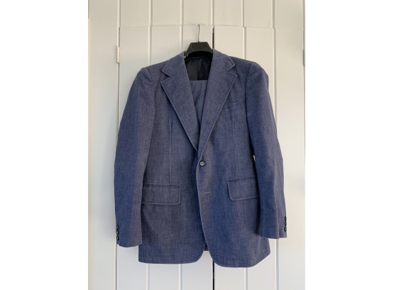 Chambray Suit By Haspel For Wallachs