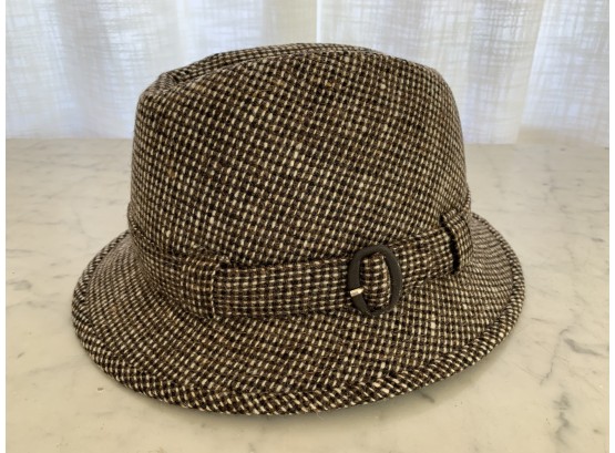 Lock & Co Hatters Tweed Hat Made In England For Brooks Brothers