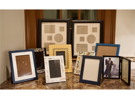 Collection Of Various Sized Photo Frames Including A Signed Danielson Designs Frame (10 In Total)