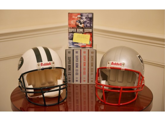 Riddell Football Helmets + NFL Super Bowl Boxed DVD Set And More