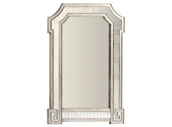 Baker Knapp & Tubbs Venetian Silver Leaf Greek Mirror (RETAIL $1,904-See Receipt)