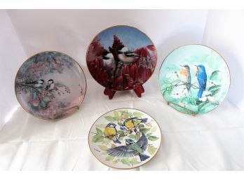 Mixed Lot Of Bird Collector Plates-Franklin Mint, Wildlife Exchange, Hamilton Collection