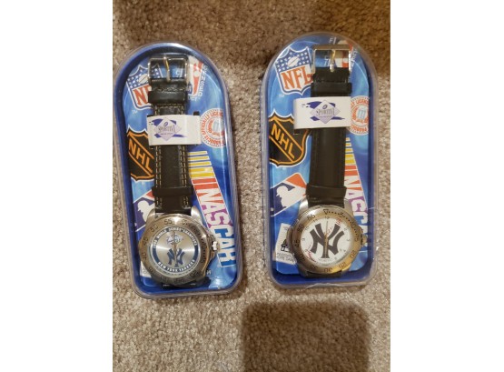 2 NY Yankee Watches