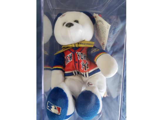 1999 World Series NY Yankee Team Bear